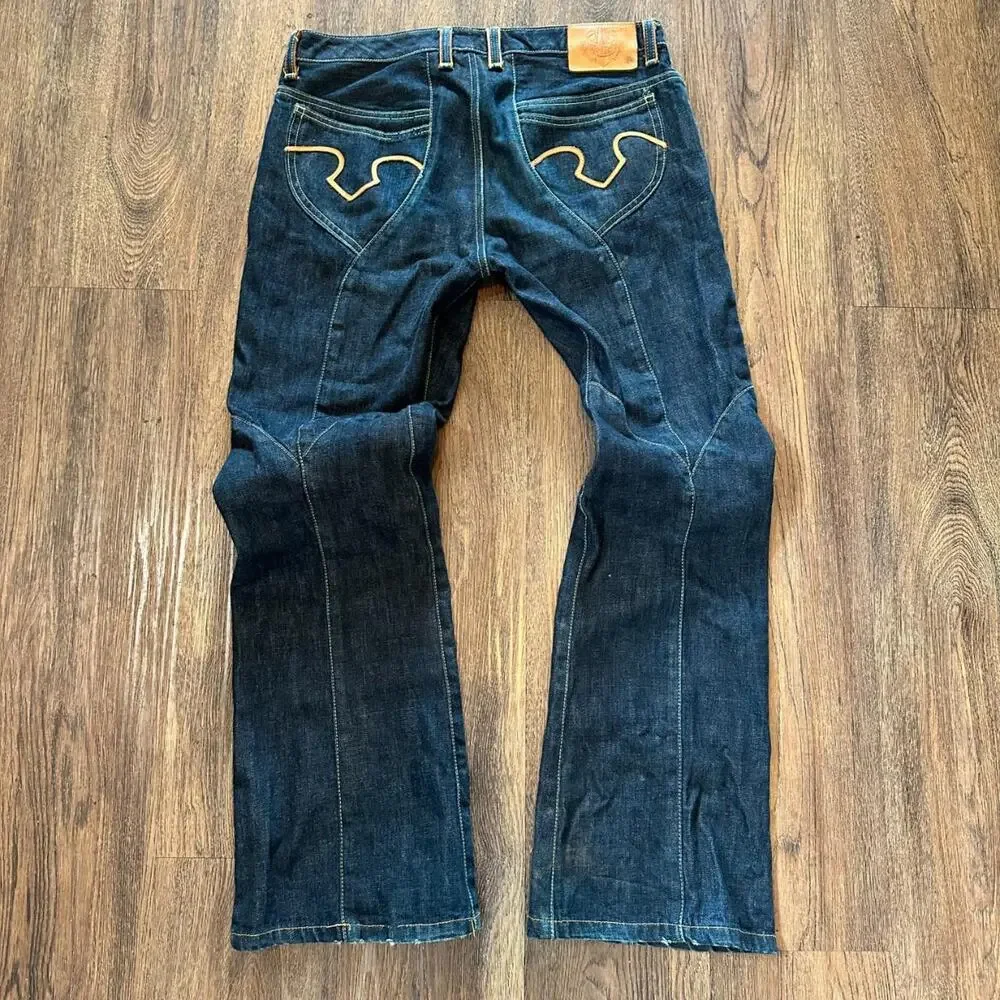 Obelisk spiral flare jeans these - Picture 5 of 8
